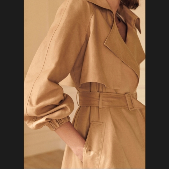 Mango Linen Trench🛍 - Picture 5 of 7